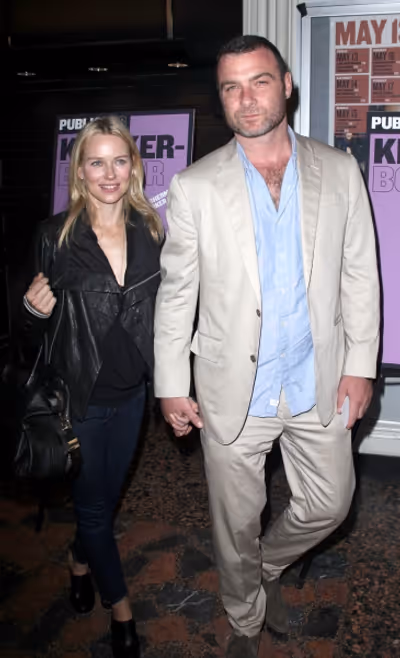 Naomi Watts & Liev Schreiber attending the Opening Night Public LAB Production of 'Kn Photo