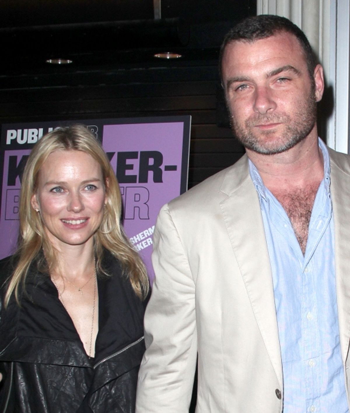 Naomi Watts & Liev Schreiber attending the Opening Night Public LAB Production of 'KnickerBocker' at the Public Theater in New York City.  at 