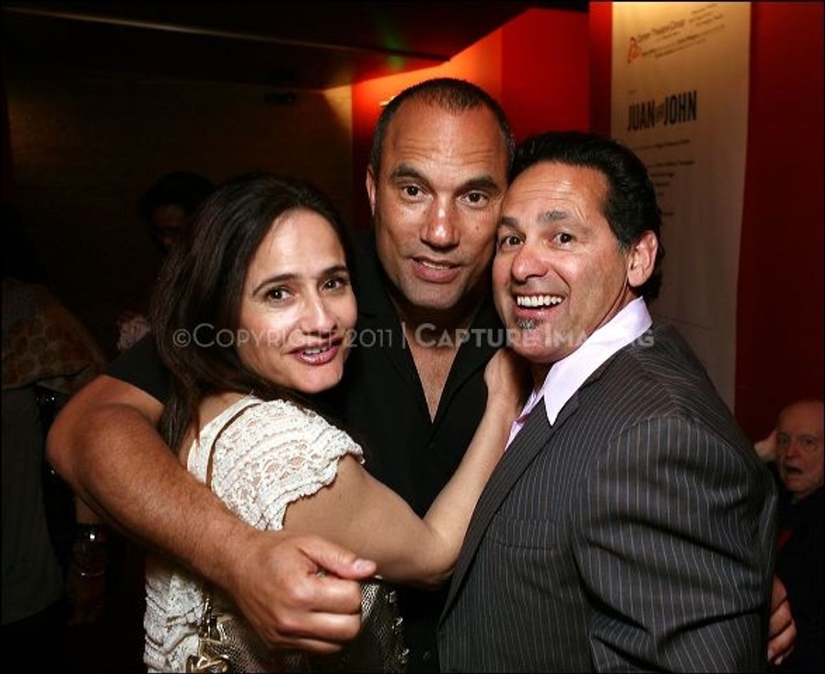Elena Prieto, Creator/Performer Roger Guenveur Smith and Culture Clash member actor Ric Salinas 
 at 