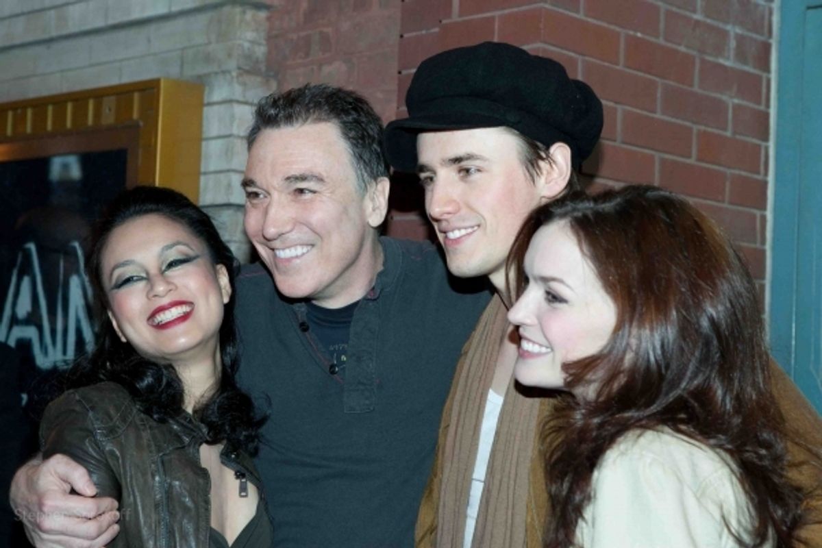 T.V. Carpio, Patrick Page, Reeve Carney and Jennifer Damiano at 