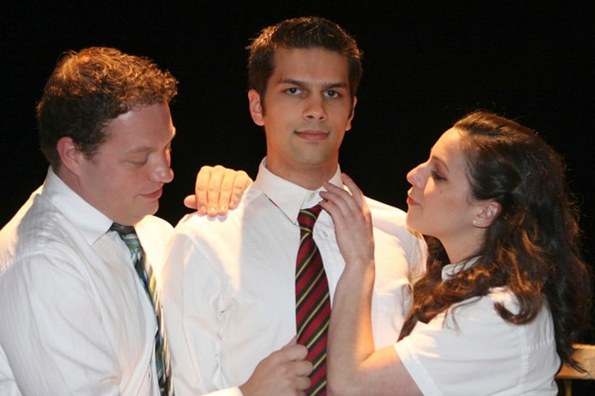 Mike Dowdy as Peter, Jacob Golliher as Jason, and Terrie Carolan as Ivy  at 
