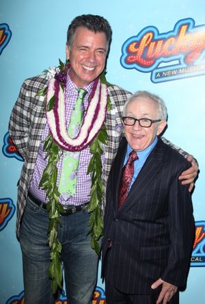 Willard Beckham & Leslie Jordan attending the Opening Night After Party for 'Lucky Gu Photo