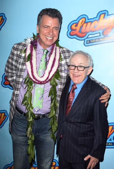 Willard Beckham & Leslie Jordan attending the Opening Night After Party for 'Lucky Gu Photo