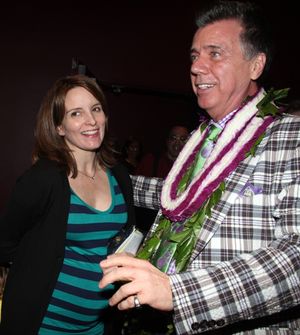 Tina Fey & Willard Beckham attending the Opening Night After Party for 'Lucky Guy' at Photo