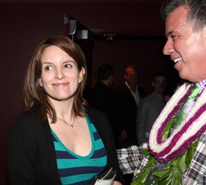 Tina Fey & Willard Beckham attending the Opening Night After Party for 'Lucky Guy' at Photo