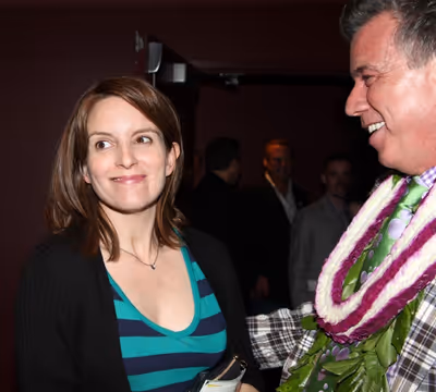 Tina Fey & Willard Beckham attending the Opening Night After Party for 'Lucky Guy' at Photo