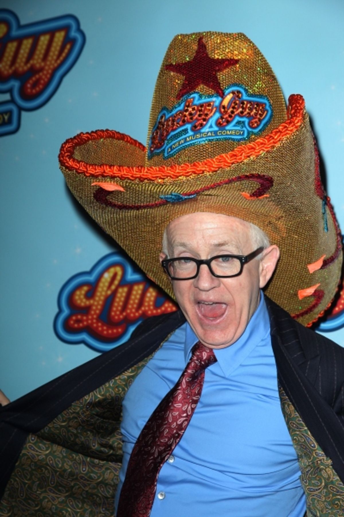 Leslie Jordan  attending the Opening Night After Party for 'Lucky Guy' at Planet Hollywood in New York City.  at 