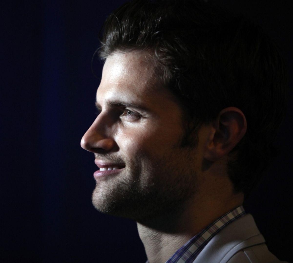 Kyle Dean Massey attending the Opening Night After Party for 'Lucky Guy' at Planet Hollywood in New York City.  at 