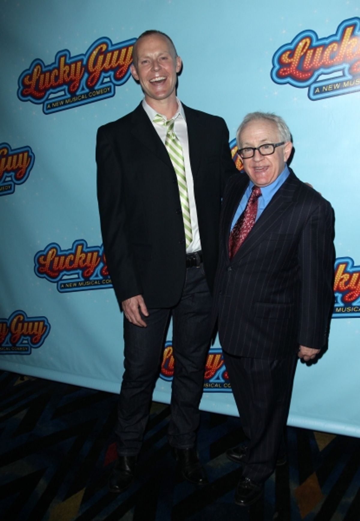 Varla Jean Merman & Leslie Jordan attending the Opening Night After Party for 'Lucky Guy' at Planet Hollywood in New York City.  at 