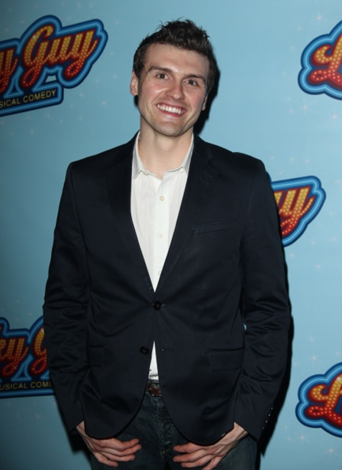 Joshua Woodie attending the Opening Night After Party for 'Lucky Guy' at Planet Hollywood in New York City.  at 