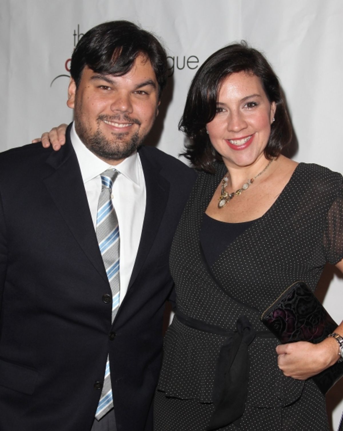 Robert Lopez & Kristen Anderson-Lopez attending the 77th Annual Drama League Awards at the Mariott Marquis Hotel in New York City. Ã‚Â© Walter McBride / WM Photography / Retna Ltd. at 