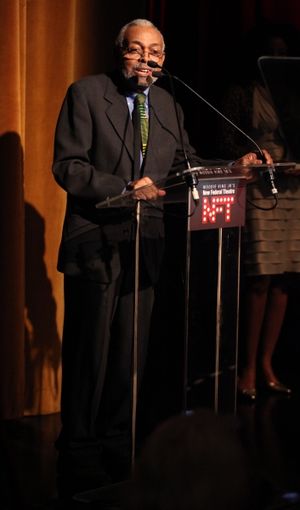 Amiri Baraka attending the Woodie King Jr's NFT New Federal Theatre 40th Reunion Gala Benefit Awards Presentation in New York City. @ BroadwayWorld Amiri Baraka attending the Woodie King Jr's NFT New Federal Theatre 40th Reunion Gala Photo