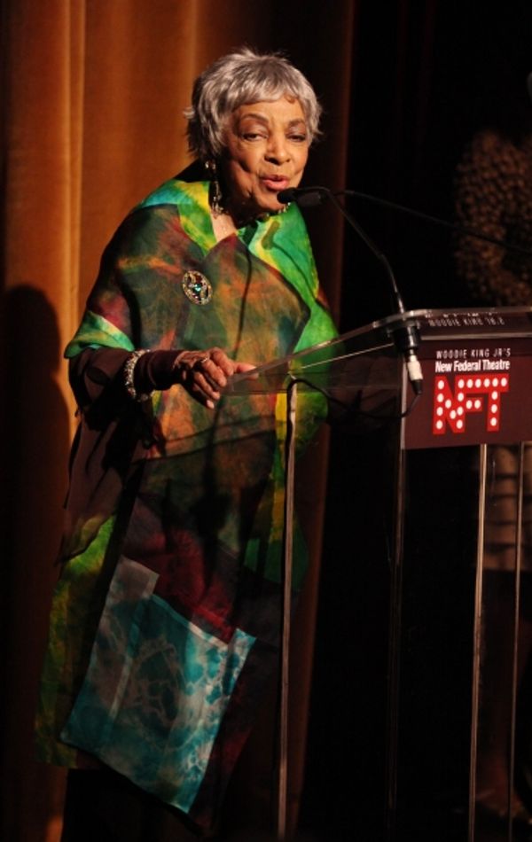 Ruby Dee attending the Woodie King Jr's NFT New Federal Theatre 40th Reunion Gala Ben Photo