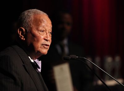 David N. Dinkins attending the Woodie King Jr's NFT New Federal Theatre 40th Reunion  Photo