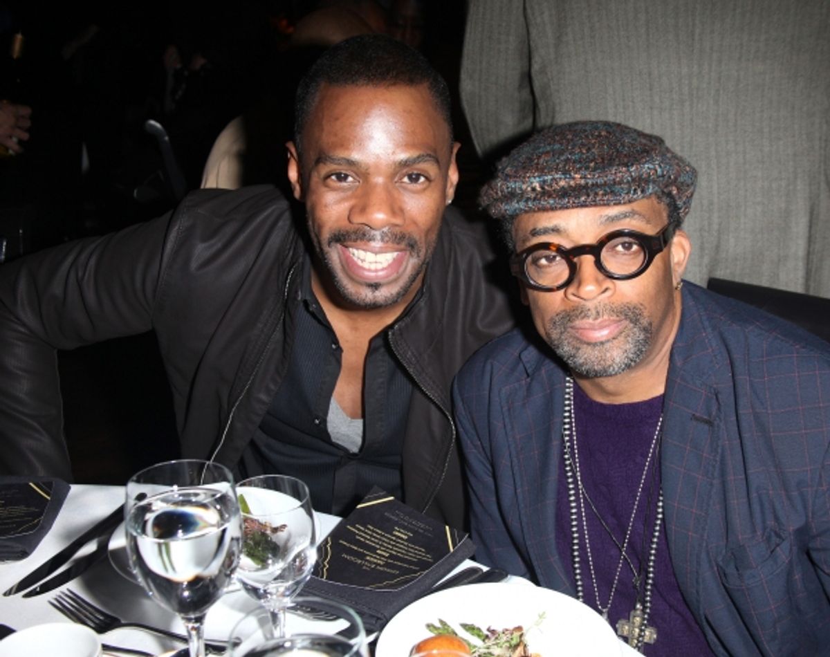 Colman Domingo & Spike Lee attending the Woodie King Jr's NFT New Federal Theatre 40th Reunion Gala Benefit Awards Presentation in New York City. at 