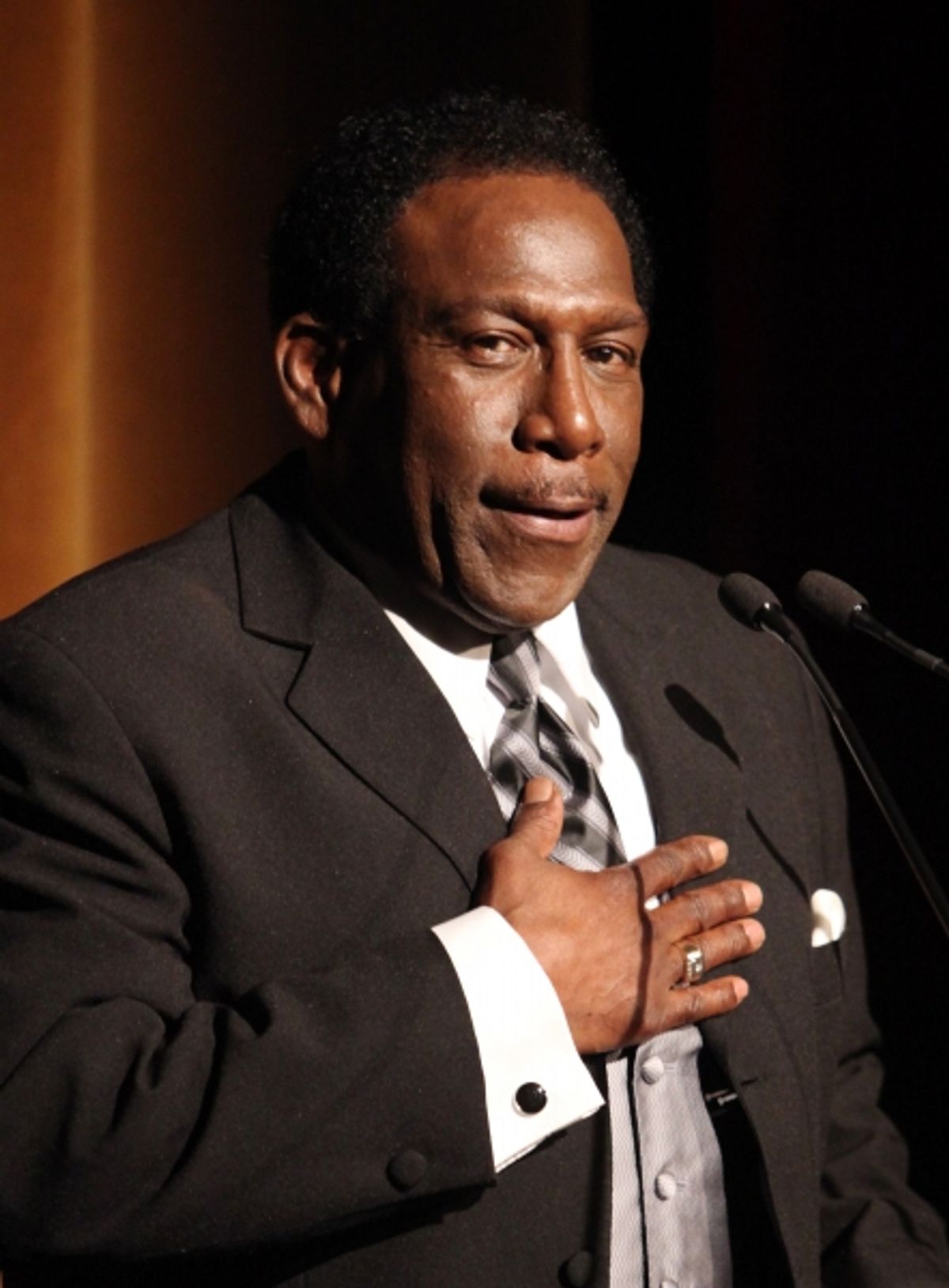 Kene Holiday attending the Woodie King Jr's NFT New Federal Theatre 40th Reunion Gala Benefit Awards Presentation in New York City. at 