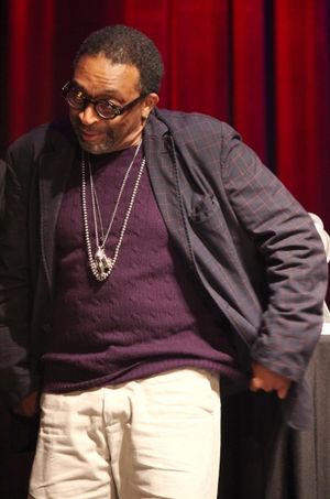 Spike Lee attending the Woodie King Jr's NFT New Federal Theatre 40th Reunion Gala Benefit Awards Presentation in New York City. @ BroadwayWorld Spike Lee attending the Woodie King Jr's NFT New Federal Theatre 40th Reunion Gala Be Photo