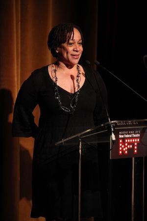S. Epatha Merkerson attending the Woodie King Jr's NFT New Federal Theatre 40th Reunion Gala Benefit Awards Presentation in New York City. @ BroadwayWorld S. Epatha Merkerson attending the Woodie King Jr's NFT New Federal Theatre 40th Reuni Photo