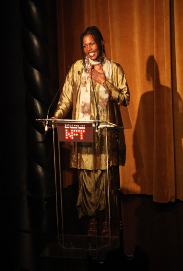 Pamela Poitier attending the Woodie King Jr's NFT New Federal Theatre 40th Reunion Ga Photo