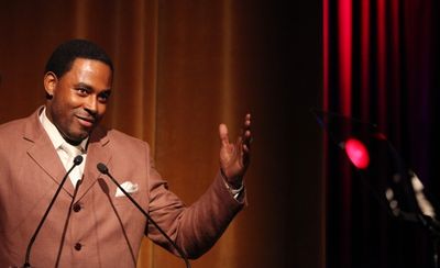 Lamman Rucker attending the Woodie King Jr's NFT New Federal Theatre 40th Reunion Gal Photo