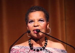Ntozake Shange attending the Woodie King Jr's NFT New Federal Theatre 40th Reunion Gala Benefit Awards Presentation in New York City. @ BroadwayWorld Ntozake Shange attending the Woodie King Jr's NFT New Federal Theatre 40th Reunion Ga Photo