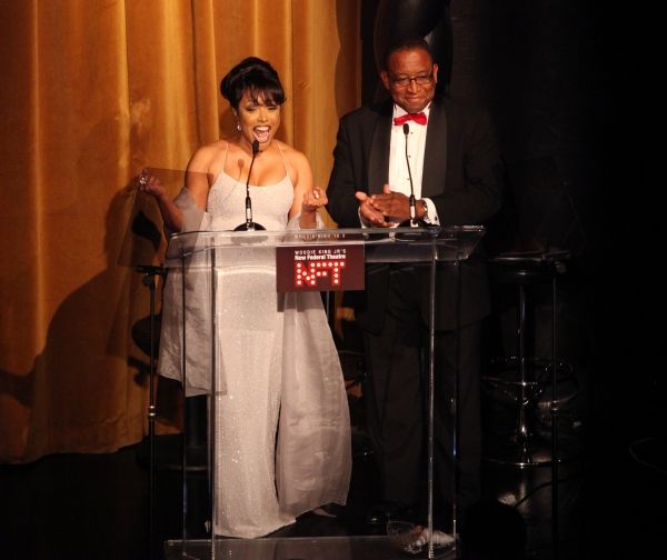 Lynn Whitfield & Randall Pinkston during the Woodie King Jr's NFT New Federal Theatre Photo