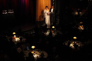 Lynn Whitfield & Randall Pinkston during the Woodie King Jr's NFT New Federal Theatre 40th Reunion Gala Benefit Awards Presentation in New York City. @ BroadwayWorld Lynn Whitfield & Randall Pinkston during the Woodie King Jr's NFT New Federal Theatre Photo