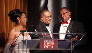 Lynn Whitfield & Ted Lange & Randall Pinkston attending the Woodie King Jr's NFT New Federal Theatre 40th Reunion Gala Benefit Awards Presentation in New York City. @ BroadwayWorld Lynn Whitfield & Ted Lange & Randall Pinkston attending the Woodie King Jr's NFT New Photo