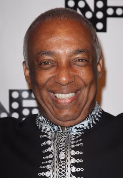 David Dinkins & Charles Barron attending the Woodie King Jr's NFT New Federal Theatre Photo