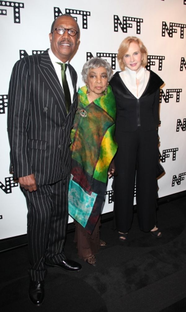 George Faison, Ruby Dee & Pia Lindstrom attending the Woodie King Jr's NFT New Federa Photo