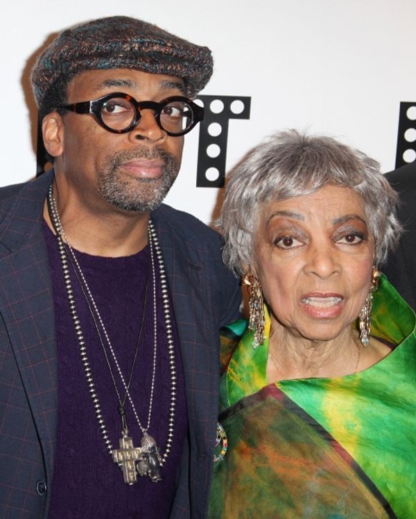 Spike Lee & Ruby Dee attending the Woodie King Jr's NFT New Federal Theatre 40th Reun Photo