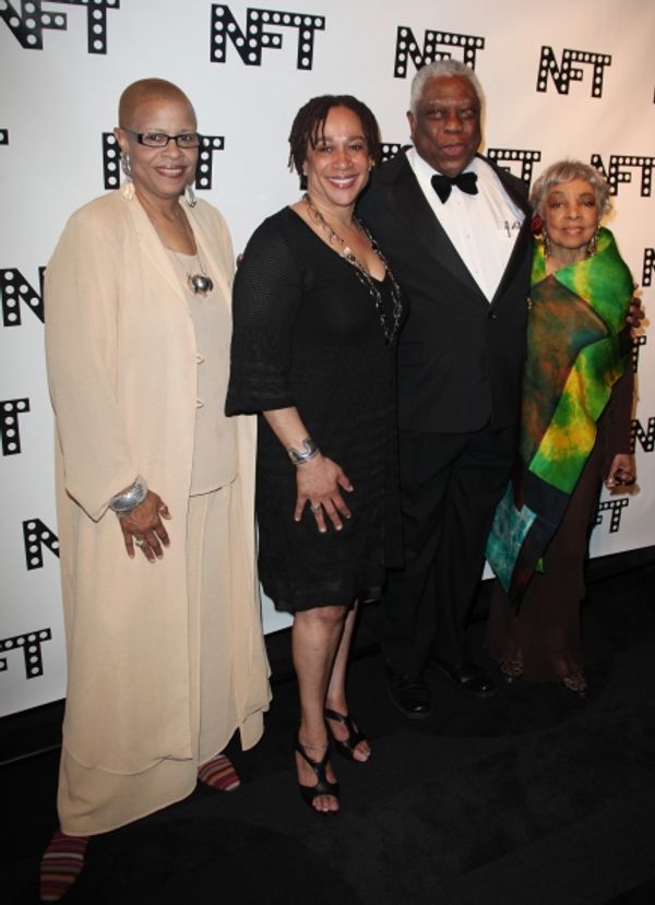Terrie Williams, S. Epatha Merkerson, Woodie King Jr. & Ruby Dee attending the Woodie Photo