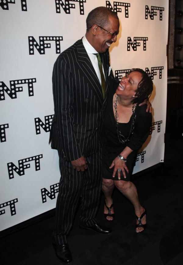 George Faison & S. Epatha Merkerson attending the Woodie King Jr's NFT New Federal Th Photo