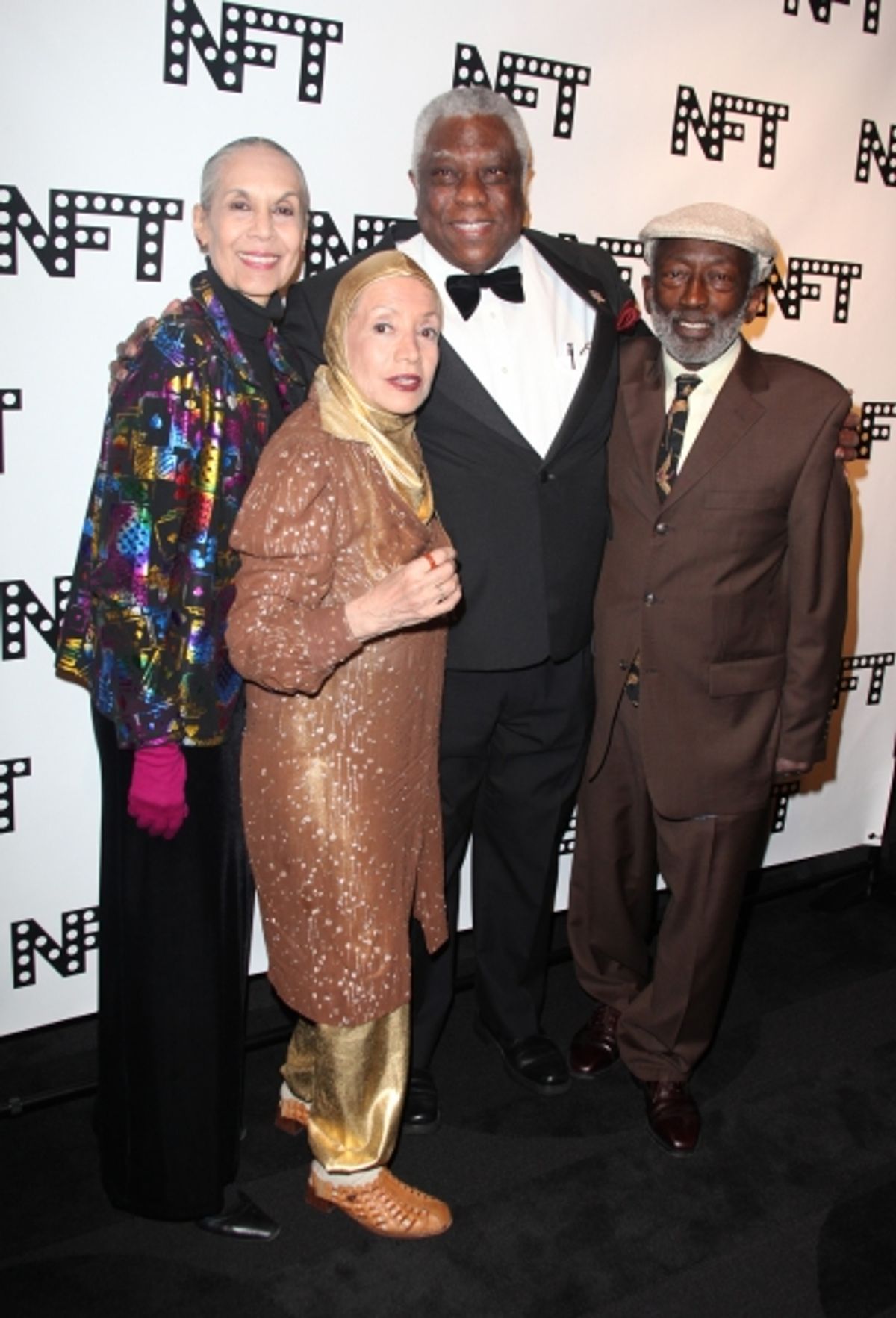 Carmen De Lavallade, Carla Pinza, Woodie King & Garrett Morris attending the Woodie King Jr's NFT New Federal Theatre 40th Reunion Gala Benefit in New York City. at 