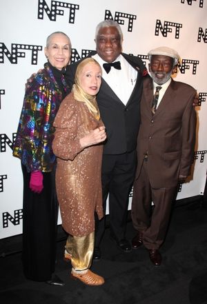 Carmen De Lavallade, Carla Pinza, Woodie King & Garrett Morris attending the Woodie King Jr's NFT New Federal Theatre 40th Reunion Gala Benefit in New York City. @ BroadwayWorld Carmen De Lavallade, Carla Pinza, Woodie King & Garrett Morris attending the Woodie K Photo