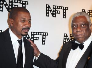 Robert Townsend & Woodie King Jr. attending the Woodie King Jr's NFT New Federal Theatre 40th Reunion Gala Benefit in New York City. @ BroadwayWorld Robert Townsend & Woodie King Jr. attending the Woodie King Jr's NFT New Federal Thea Photo