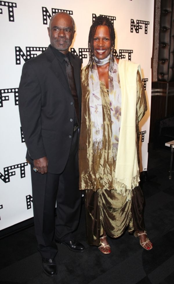 Glynn Turman & Pamela Poitier attending the Woodie King Jr's NFT New Federal Theatre  Photo