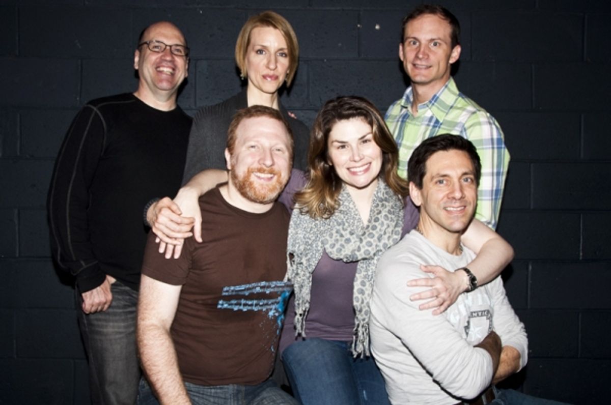 Larry Pressgrove, Susan Blackwell, Jeff Bowen, Hunter Bell, Heidi Blickenstaff & Michael Berresse
 at 