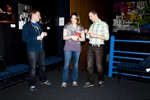 Heidi Blickenstaff & Jeff Bowen with a Fan Photo