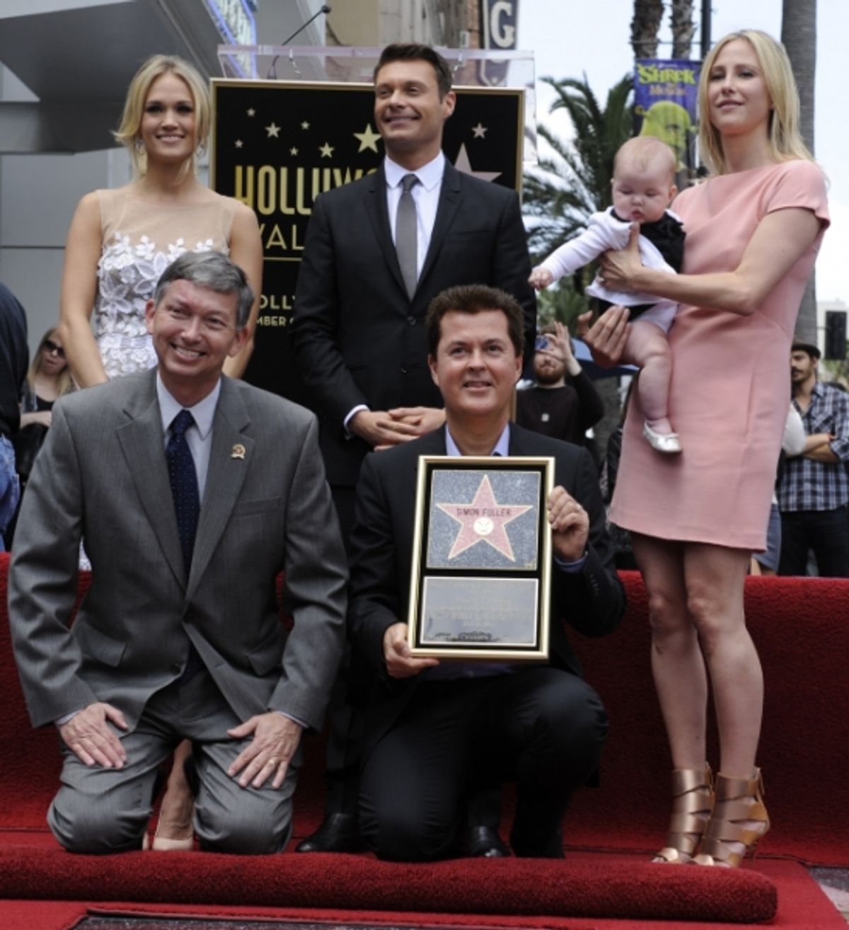  Carrie Underwood, Ryan Seacrest and Natalie Swanston at 
