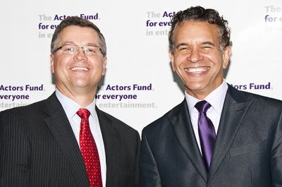 Michael J. Stengel & Brian Stokes Mitchell Photo