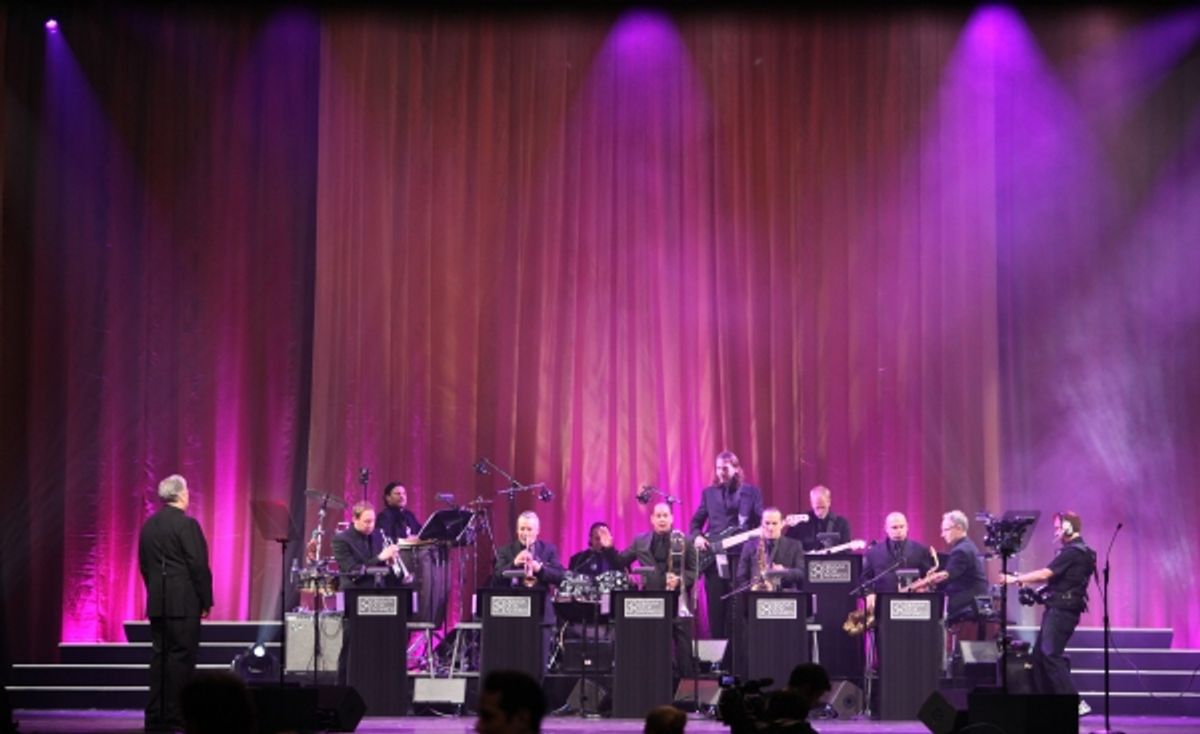 Harvey Fierstein & Orchestra during the 56th Annual Drama Desk Awards Ceremony  Opening at Hammerstein Ballroom in New York City. at 