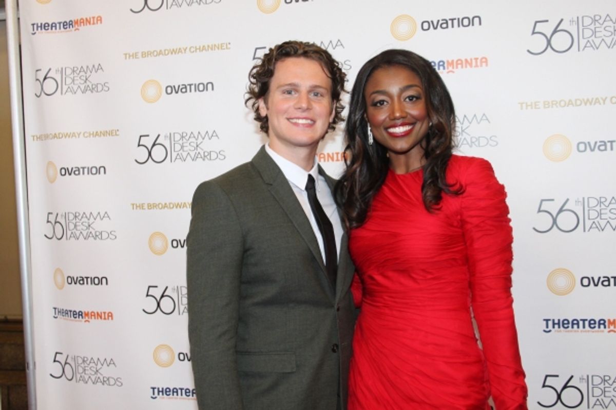 Jonathan Groff and Patina Miller at 