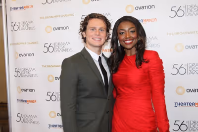 Jonathan Groff and Patina Miller Photo