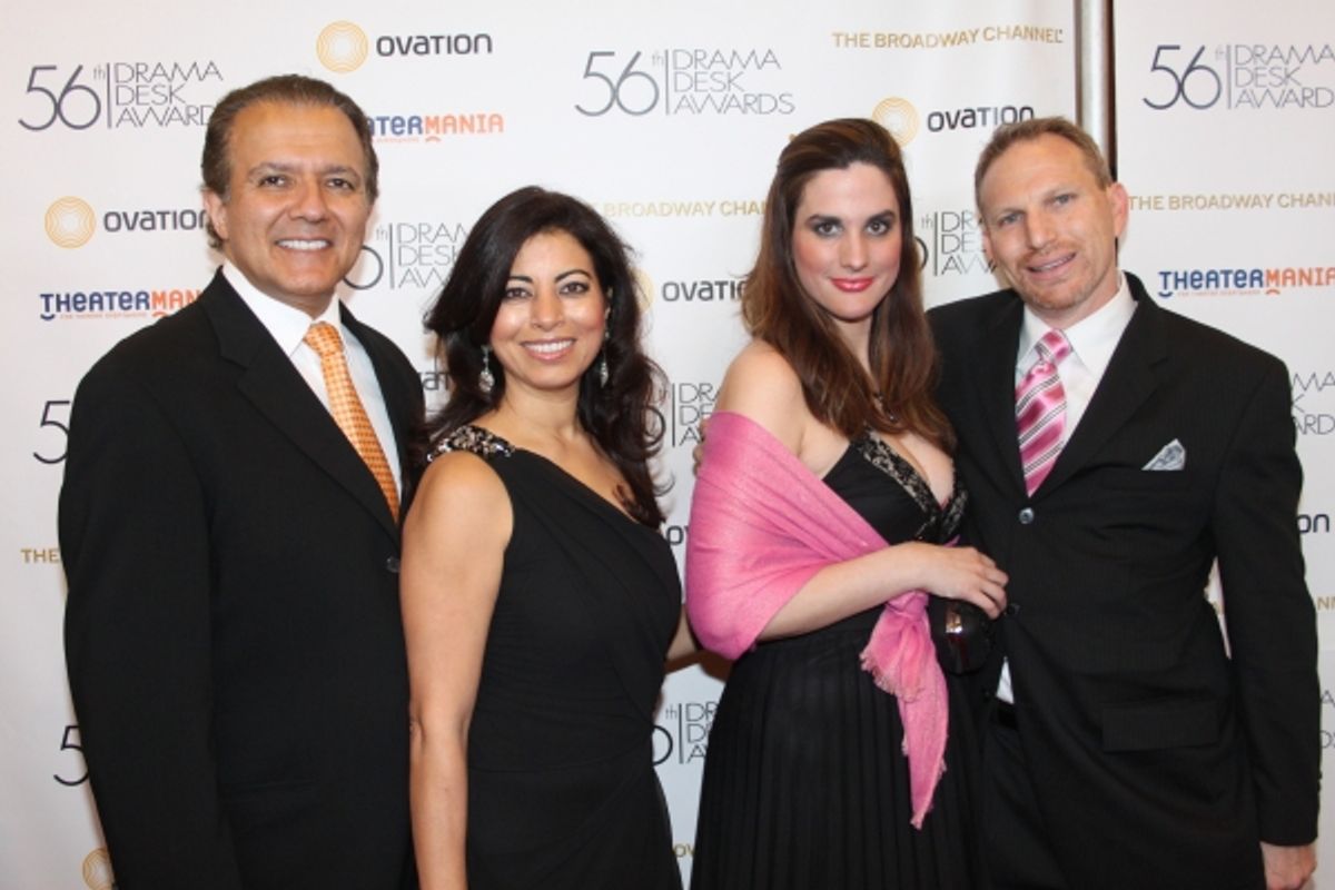 Producer David Stone and guests at 