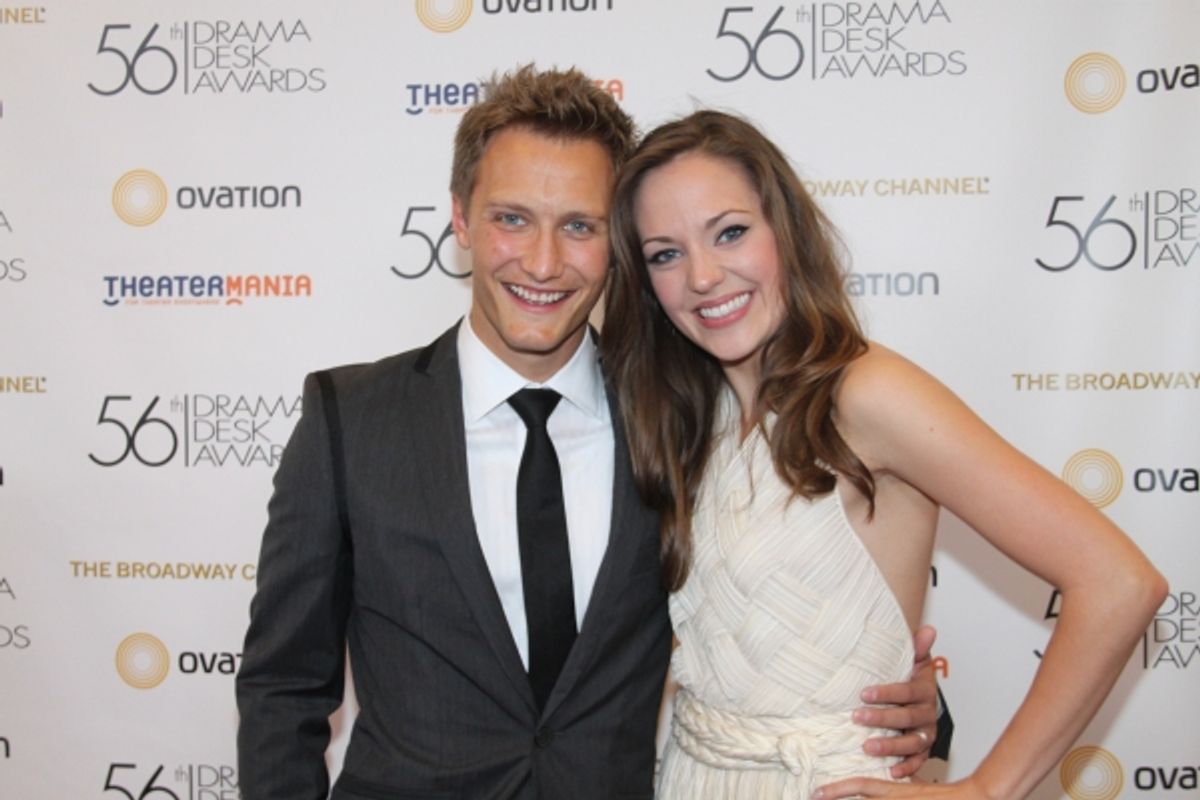 Nathan Johnson and Laura Osnes at 