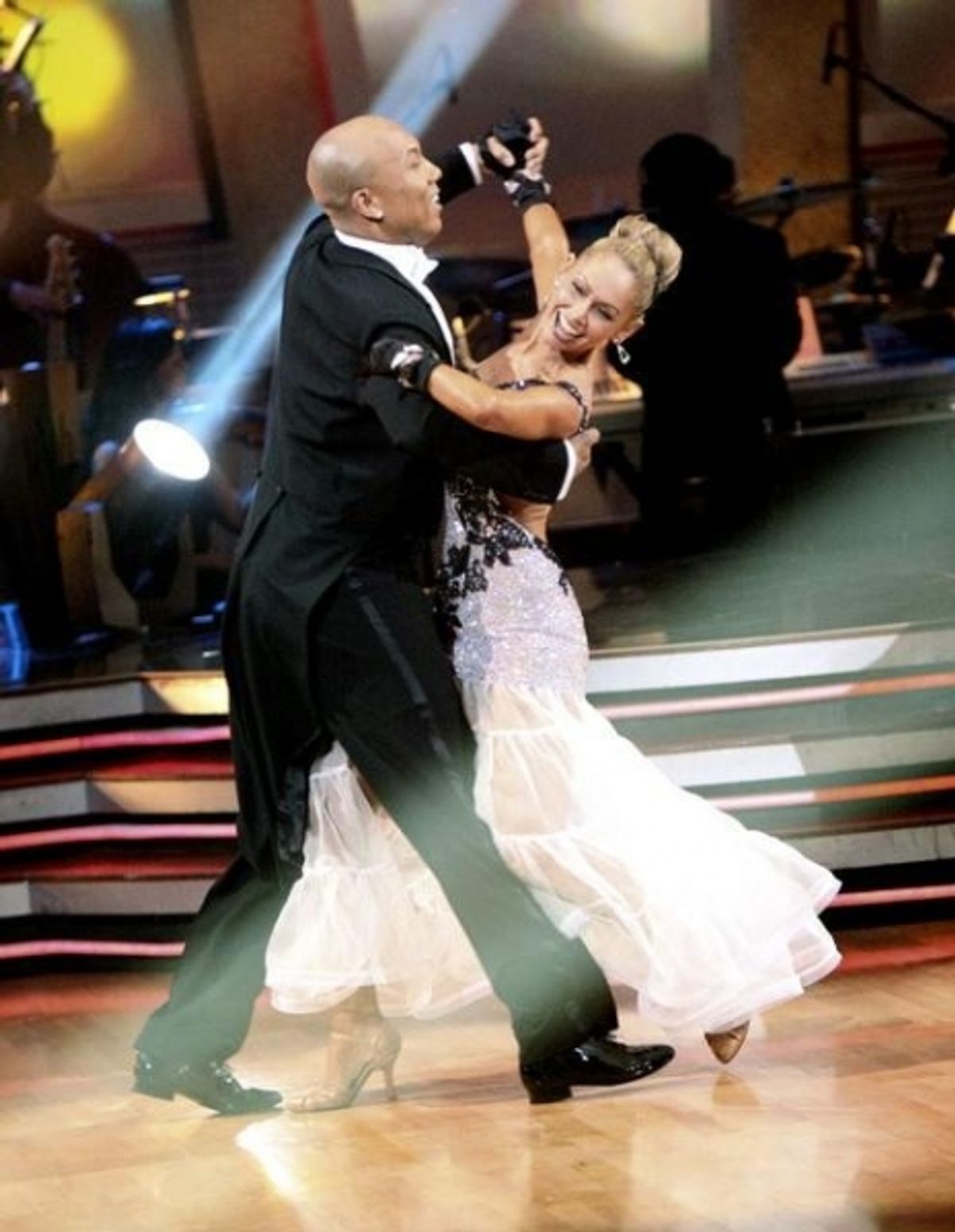 Hines Ward, Kym Johnson at 