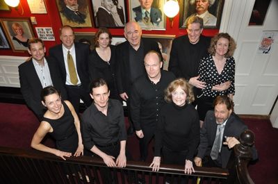 Chad Kimball, Daniel Jenkins, Jessie Austrian, Lenny Wolpe, Nick Wyman, Lisa Banes, V Photo