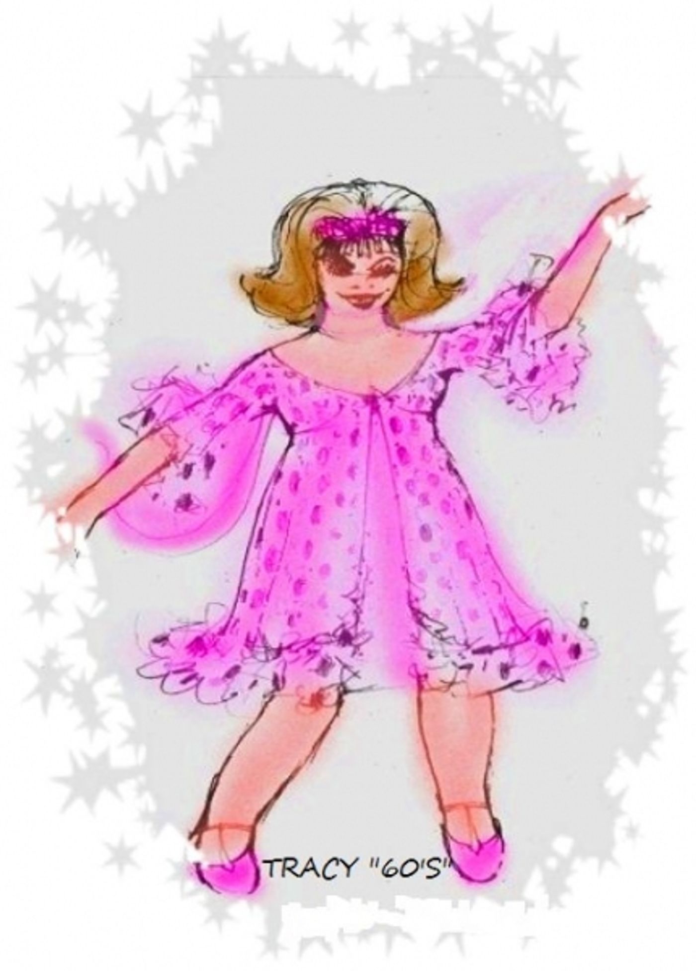 Photo Flash: Costume Sketches for Engeman's HAIRSPRAY Photo Flash: Costume Sketches for Engeman's HAIRSPRAY Image