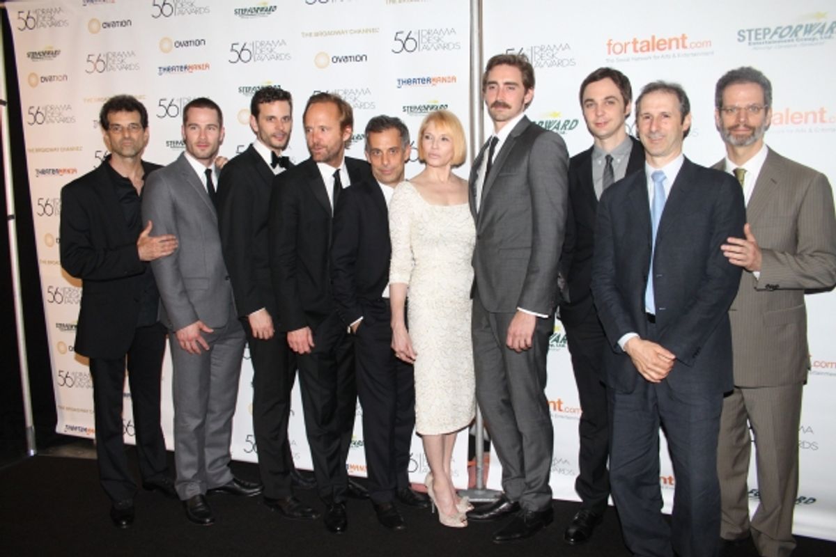 Joe Mantello and the cast of The Normal Heart at 